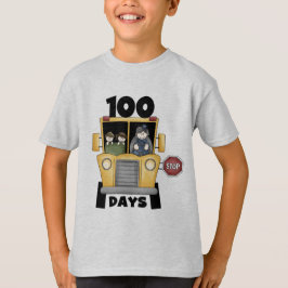 Buss 100 dagar för t-tröjor och gåvor från skolor tee shirt