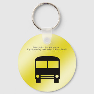 Buss Aide A Bra God morgon Smile Black Buss Nyckelring