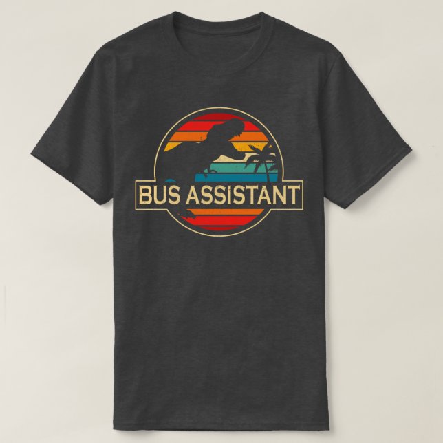 Buss Assistant Dinosaur T Shirt (Design framsida)
