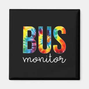 Buss-bildskärmen Tie Dye Apprecision Day Hej tillb Magnet