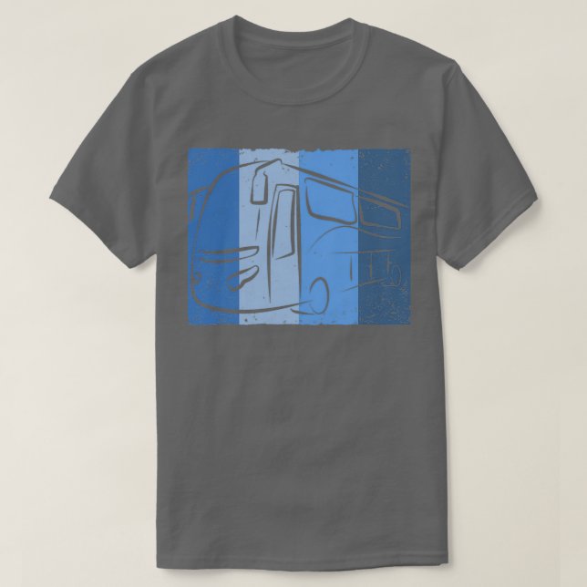 Buss Busfahrer Schulbus Autobus 8 T Shirt (Design framsida)
