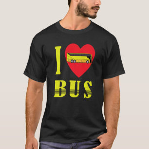 Buss-chauffören, kvinnlig chaufför Buss, Buss, Avs T Shirt