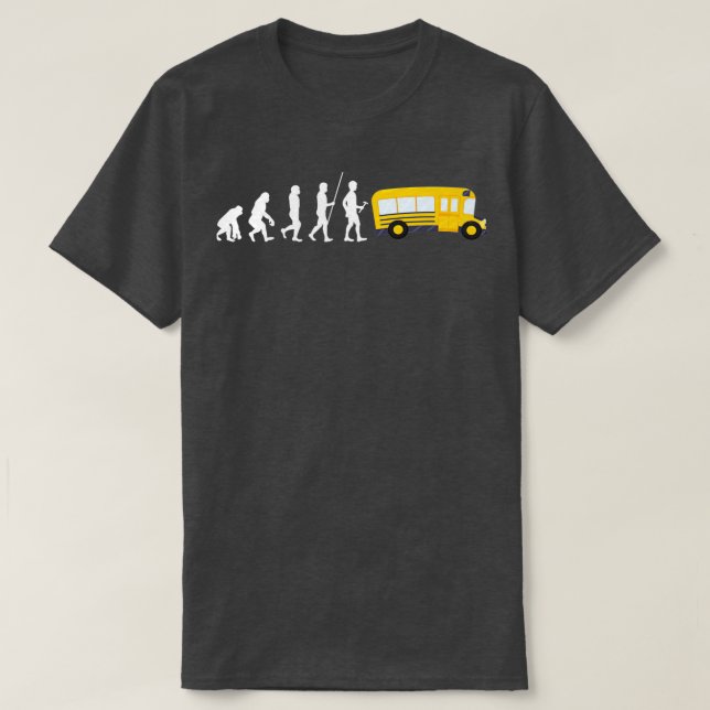 Buss-chauffören Omnibus School Buss Public Transpo T Shirt (Design framsida)