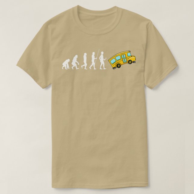 Buss-chauffören Omnibus School Buss Public Transpo T Shirt (Design framsida)