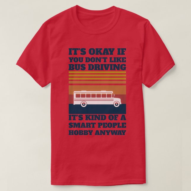 Buss-chaufförer-visslare-stift T Shirt (Design framsida)