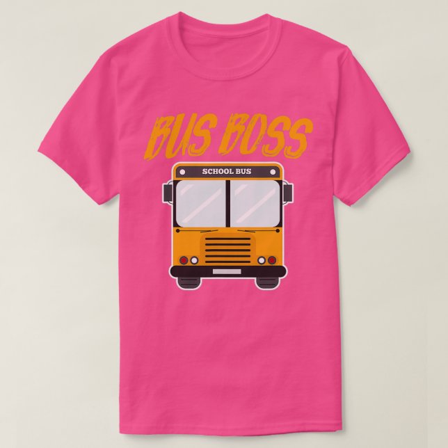 Buss Chef Funny School Buss Driver Classic TShirt T Shirt (Design framsida)