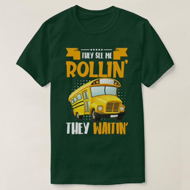 Buss-design för Buss eller chassi 12 T Shirt (Design framsida)