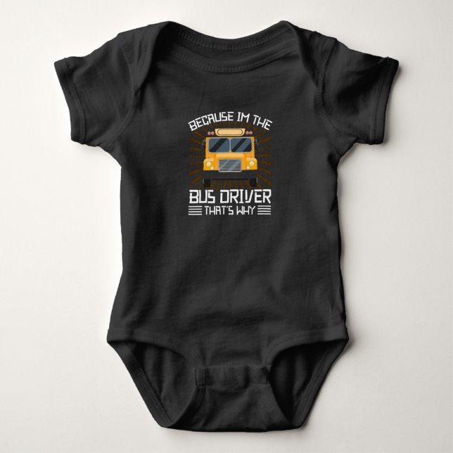 Buss-design för chaufförer för Buss eller skolbuss T Shirt (Framsida)