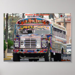 Buss, diablo rojo Panama Poster
