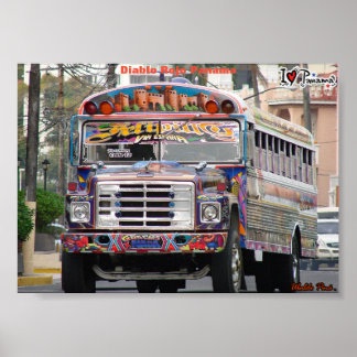 Buss, diablo rojo Panama Poster