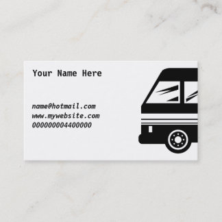 Buss ditt namn här, visitkort