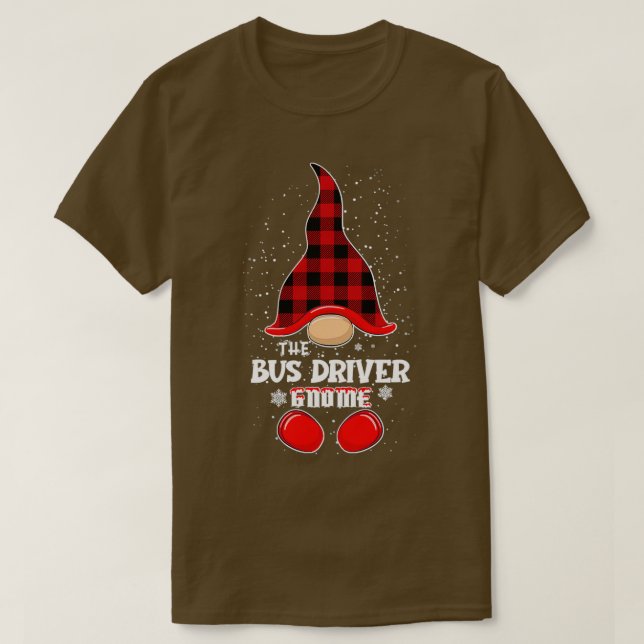 Buss Driver Gnome Buffalo Play T Shirt (Design framsida)