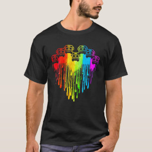 Buss Driver Heart Gay pride Lgbt Rainbow Flagga T Shirt