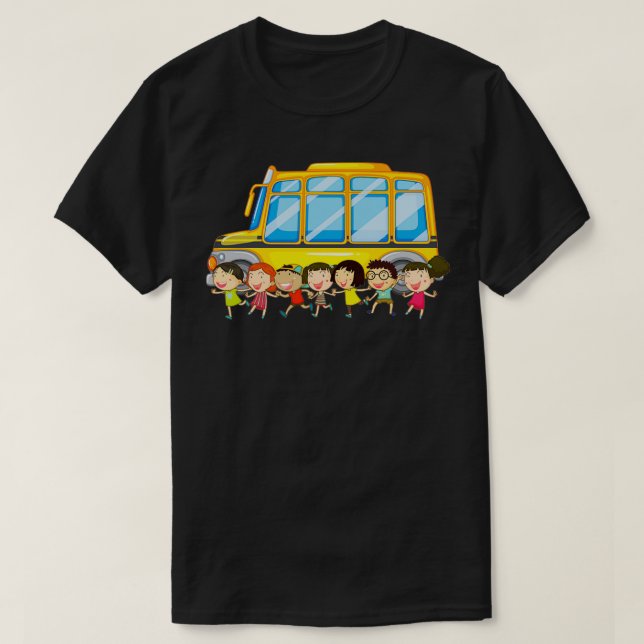 Buss driver hej 2 t shirt (Design framsida)