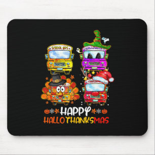 Buss Driver Lycklig HalloTackMas Thanksgiving Chri Musmatta