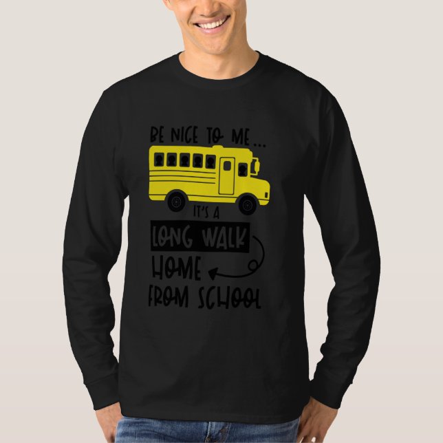 Buss Driver Professor School Buss Driver School Ro T Shirt (Framsida)