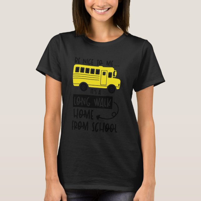 Buss Driver Professor School Buss Driver School Ro T Shirt (Framsida)
