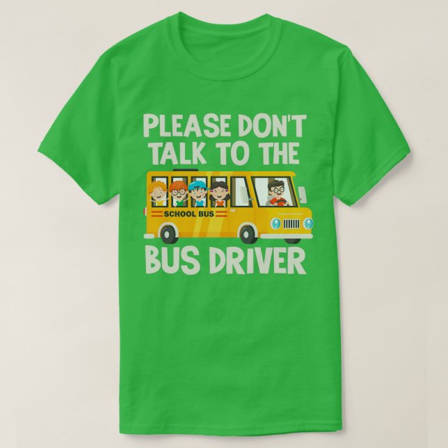 Buss Driver School Buss 36 T Shirt (Design framsida)