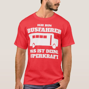 Buss Driver Toppen Power Funny Funny Gift T Shirt