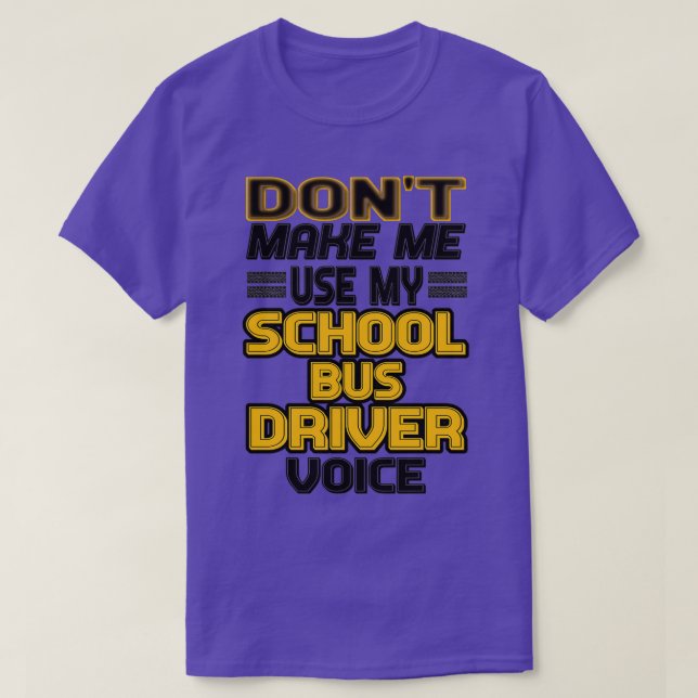 Buss Driver Voice T Shirt (Design framsida)