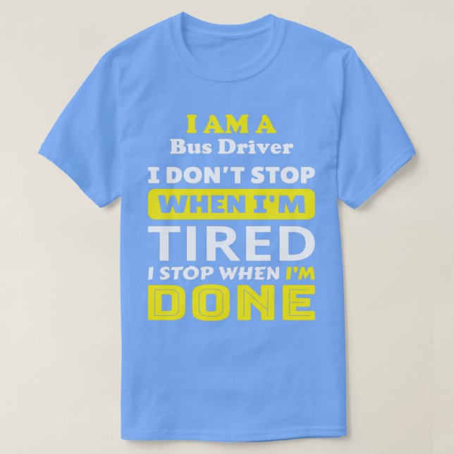 Buss-drivrutin 11 t shirt (Design framsida)