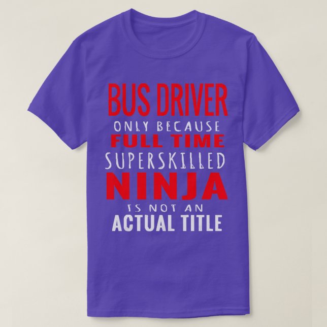 Buss-drivrutin 44 t shirt (Design framsida)