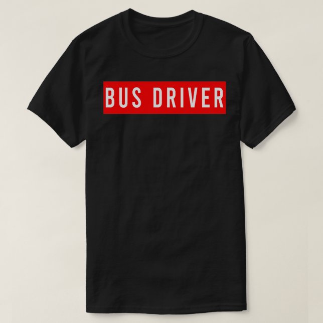 Buss-drivrutin 55 t shirt (Design framsida)