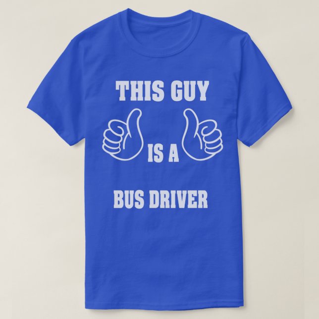 Buss-drivrutin 8 t shirt (Design framsida)