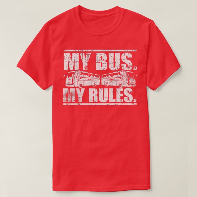 Buss-drivrutin Buss 4 T Shirt (Design framsida)