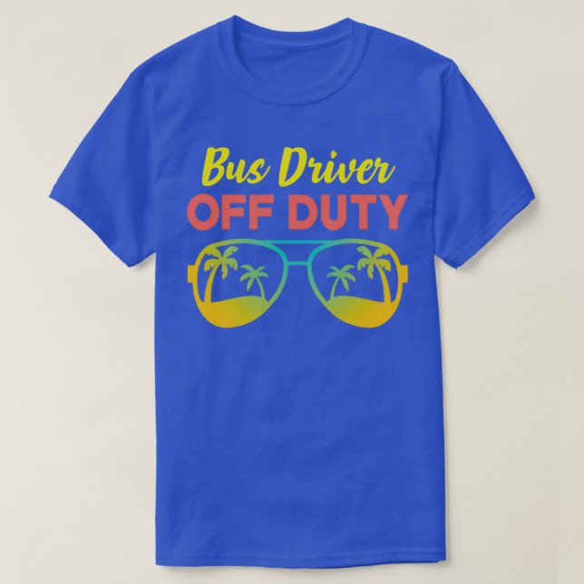 Buss-drivrutin för Duty Classic TShirt T Shirt (Design framsida)