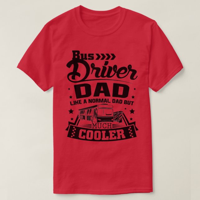 Buss-drivrutin Pappa 2 T Shirt (Design framsida)