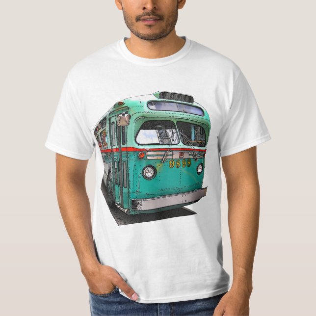 Buss för vintage NYC Tee (Framsida)