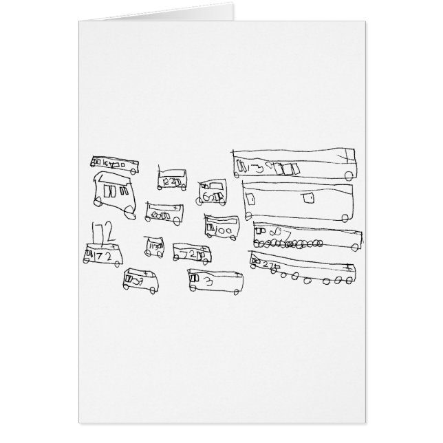 Buss Hälsningskort (Framsidan)