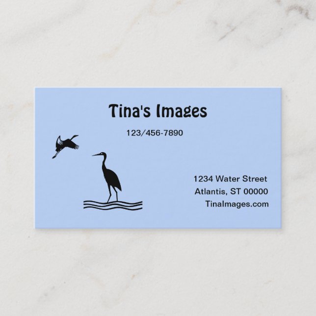 Buss. Kort - Bird Bilder (Framsida)