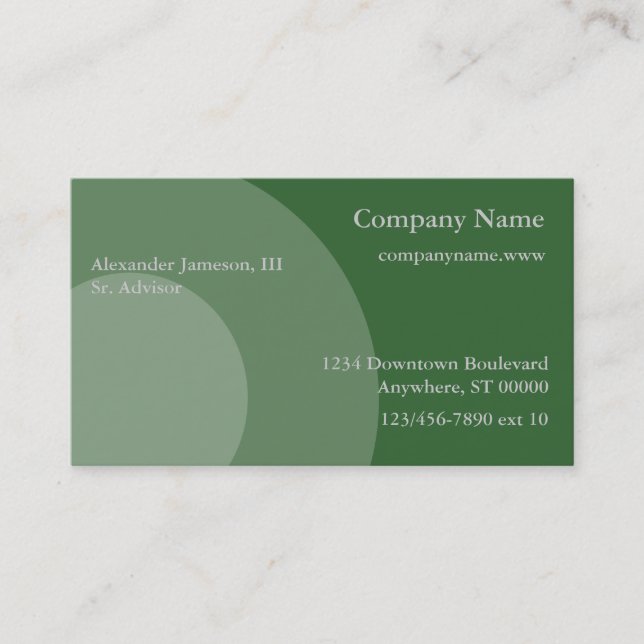 Buss. Kort - Grafikcirklar (Framsida)