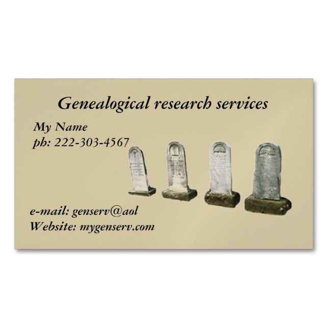 Buss. Kort (mag) - gravstenar (Framsida)