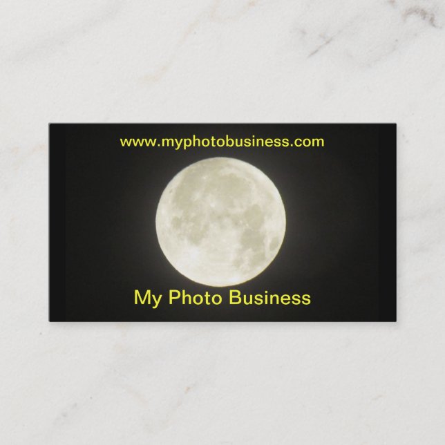 Buss. kort - måne (Framsida)