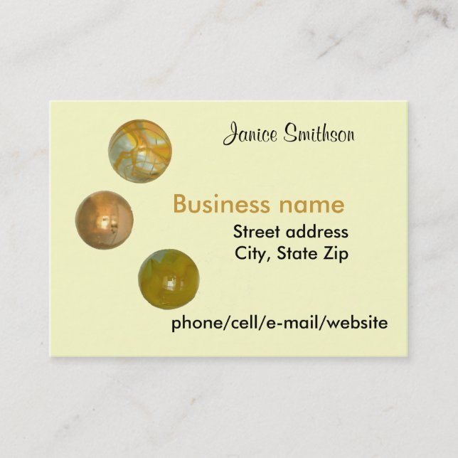 Buss. Kort - Marmor (Framsida)