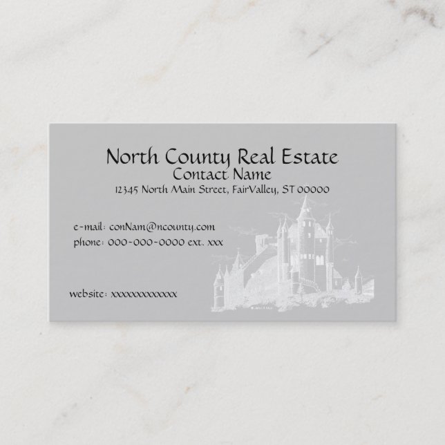 Buss. Kort - slott (Framsida)