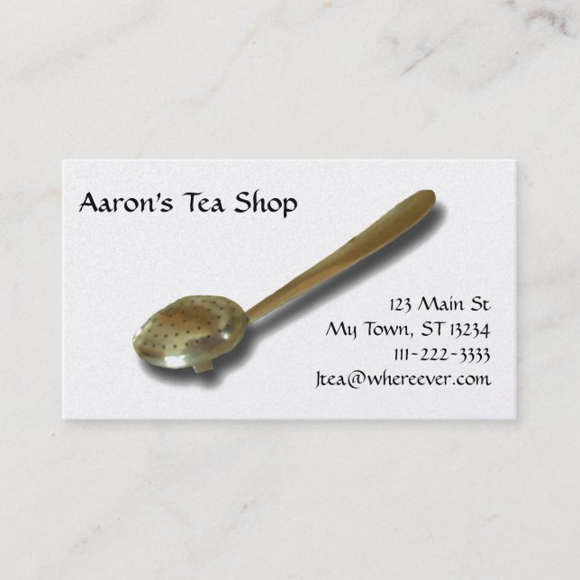 Buss. Kort - Tea Spoon (Framsida)
