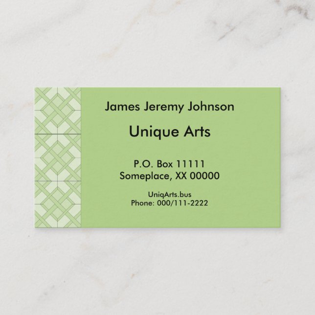 Buss. Kort - tre diamantbrickor (Framsida)