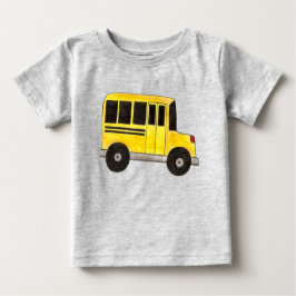 Buss Lärarutbildning i Big Gult T-shirt