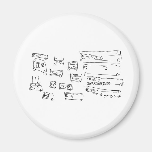 Buss Magnet (Framsidan)