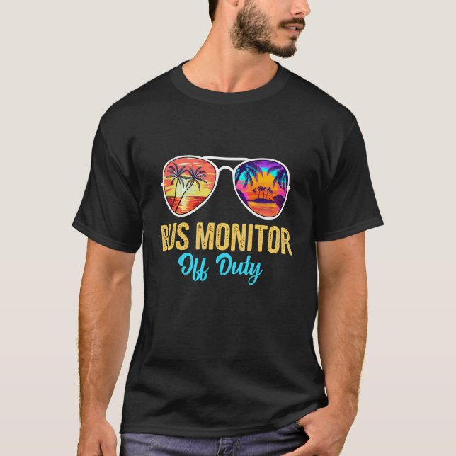 Buss Monitor of Duty Sunglasses Handflatan Träd fö T Shirt (Framsida)