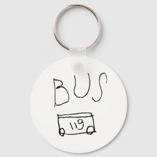 Buss nr 119 nyckelring