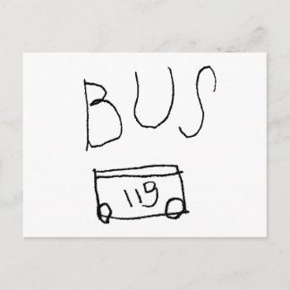 Buss nr 119 vykort