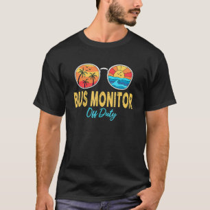 Buss-övervakning av tjänstefolor förra skoldagen t shirt