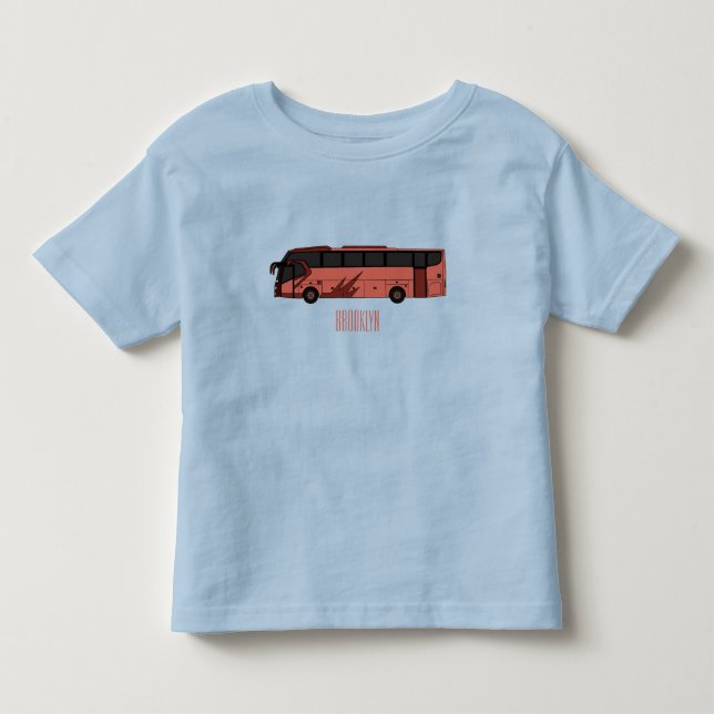 Buss serieillustration t shirt (Framsida)