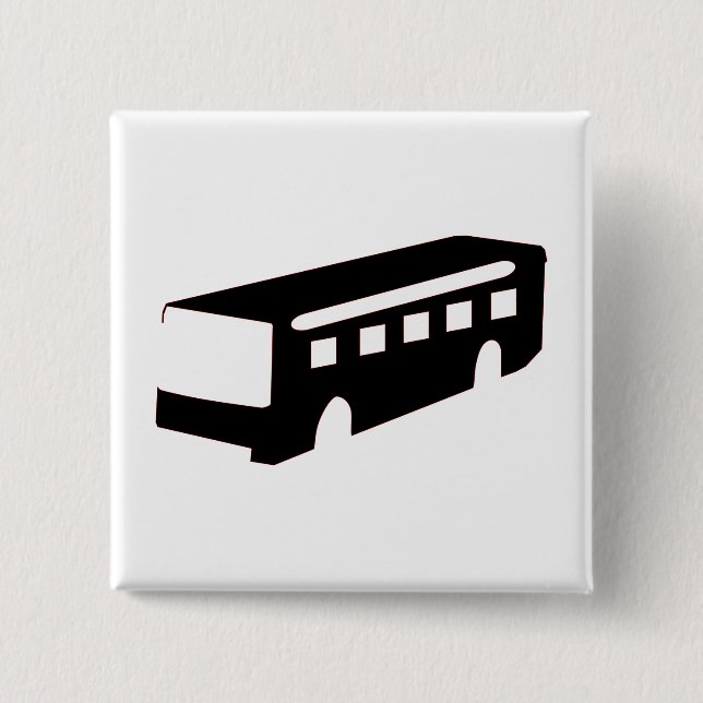 Buss Silhouette Knapp (Framsida)