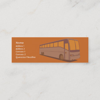 Buss - smala mini visitkort